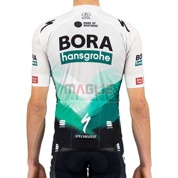 Maglia Bora-Hansgrone Manica Corta 2021 Bianco Verde